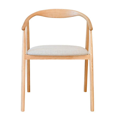 harper natural oak dining chair