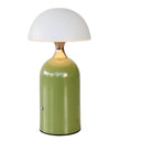 rechargeable table lamp olive green base