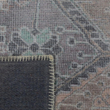 Eco-friendly cotton and polyester floor runner in Winter Sky