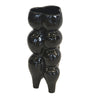  Japandi Bubble Ceramic Vase in Black