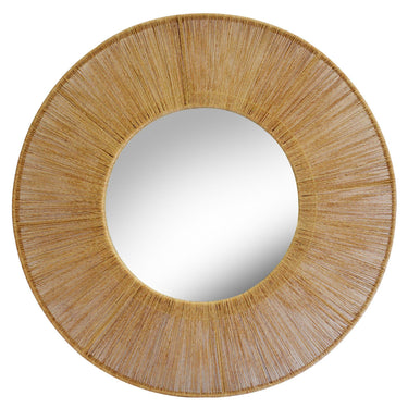 Jute Rope Round Wall Mirror