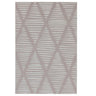 lookout outdoor rug with a cross-hatch pattern.