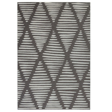lookout outdoor rug with a subtle cross-hatch pattern.