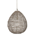 lotus pendant light in fossil medium