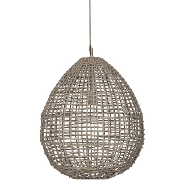 lotus pendant light in fossil medium