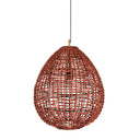 Lotus pendant light in rooibos medium