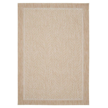 Make Waves Rug full rug view showing wavy herringbone design