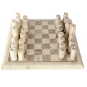 Shop the Marble Chess Set at Woodka Interiors, featuring elegant marble pieces that blend entertainment and sophistication, perfect for home or office decor.