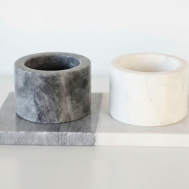 marble pinch pots