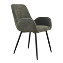 margot upholstered dining chair with black legs