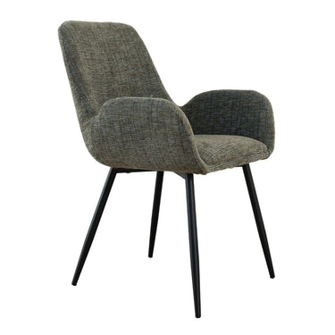 margot upholstered dining chair with black legs