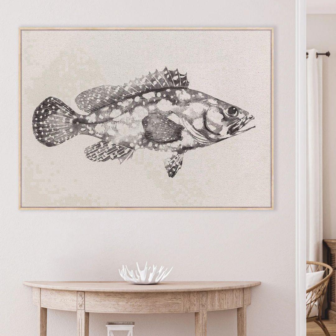 Marine Majesty Wall Art  Sea Sand displayed on a coastal-inspired living room wall