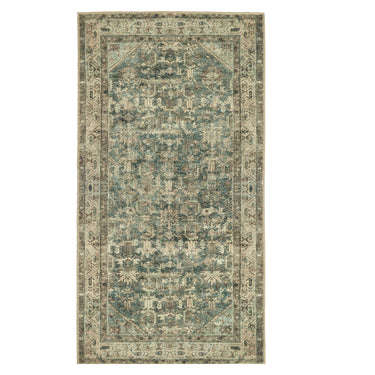 Marquis polyester runner with a muted desaturated palette and tightly constructed pile.