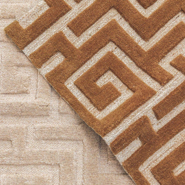 Rug highlighting rich colour and modern pattern