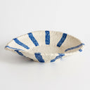 Mediterranean style ceramic fruit bowl.