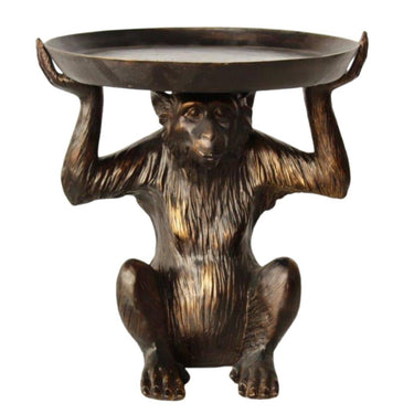 Monkey Holding Tray