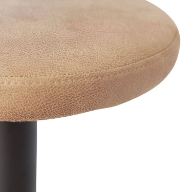 Close-up napier adjustable bar counter stool beige cushioned stool 
