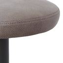 Close-up napier adjustable bar counter stool brown cushioned stool 