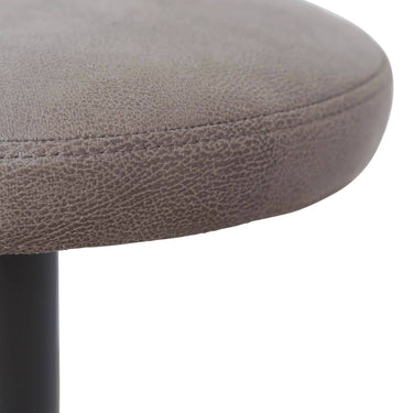 Close-up napier adjustable bar counter stool brown cushioned stool 