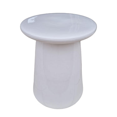 Nova side table in classic white