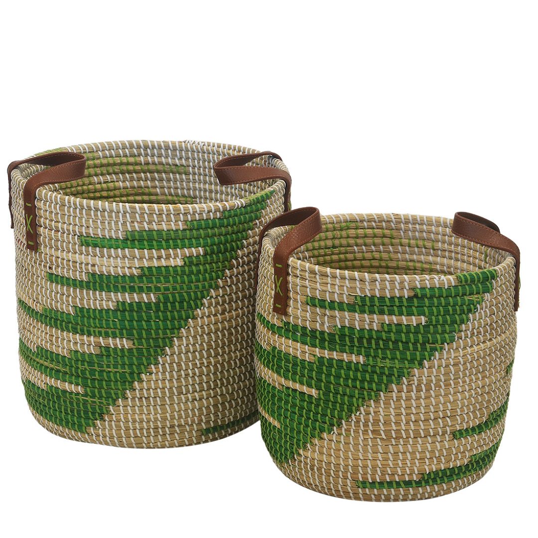 natural seagrass nesting baskets