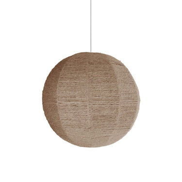 Orbis Woven Jute Pendant Light