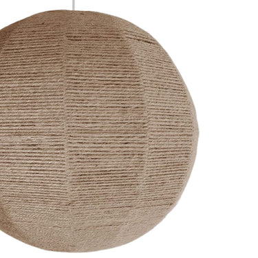 Orbis Woven Jute Pendant Light