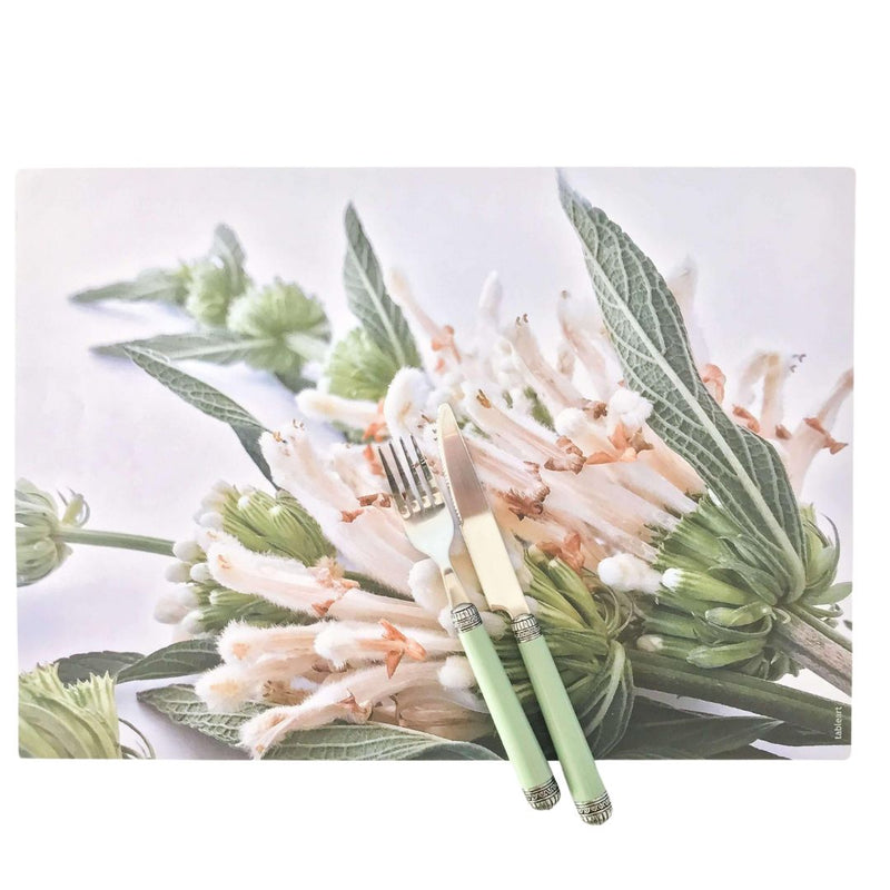  Wild Flowers disposable paper placemats in a 25 pack with floral design