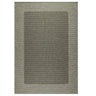  Pridelands Outdoor Rug bold border and two-toned design in dark green