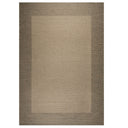 Pridelands Outdoor Rug bold border and two-toned design in brown