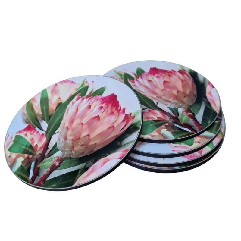  Set of 6 protea robijn coasters 