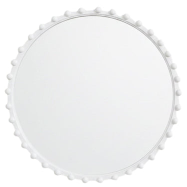 Round Beaded Wall Mirror