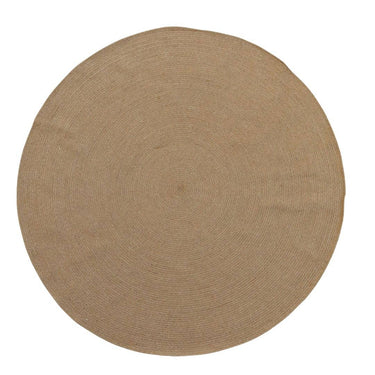 Carousel Round Outdoor Rug in maple