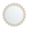 Round Scalloped Wall Mirror