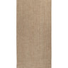 Salsa runner rug in jute natural tones, featuring its concentric rectangular framed border pattern and low-profile synthetic flat-weave design.