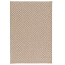 sandbar outdoor rug in neutral with a flatweave texture.