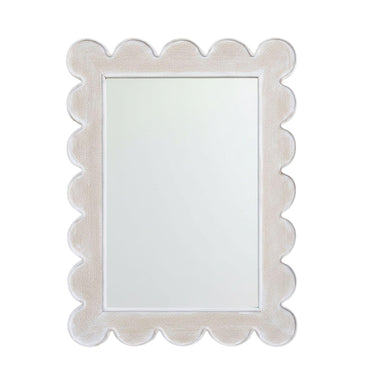 Scalloped Rectangle Wall Mirror