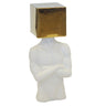 Square Head ceramic statue