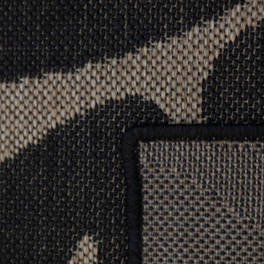 Underside view of Thunderroot Rug showcasing durable flatweave backing