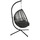 plush cushion in the Venus pod hanging chair