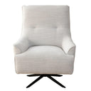 Victor Swivel chair upholstered, solid base, swivel, perfect for living rooms or home offices