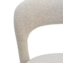 Close-up of a vinci bar counter chair with a neutral colour