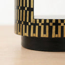 void side table black base