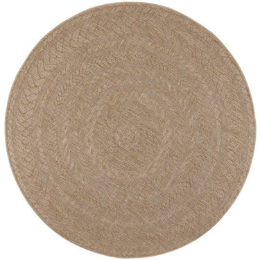 Outdoor Round Rug Whirlpool in Warm Sand for indoor and outdoor use