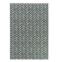 Zagzi Grey Rug in herringbone pattern