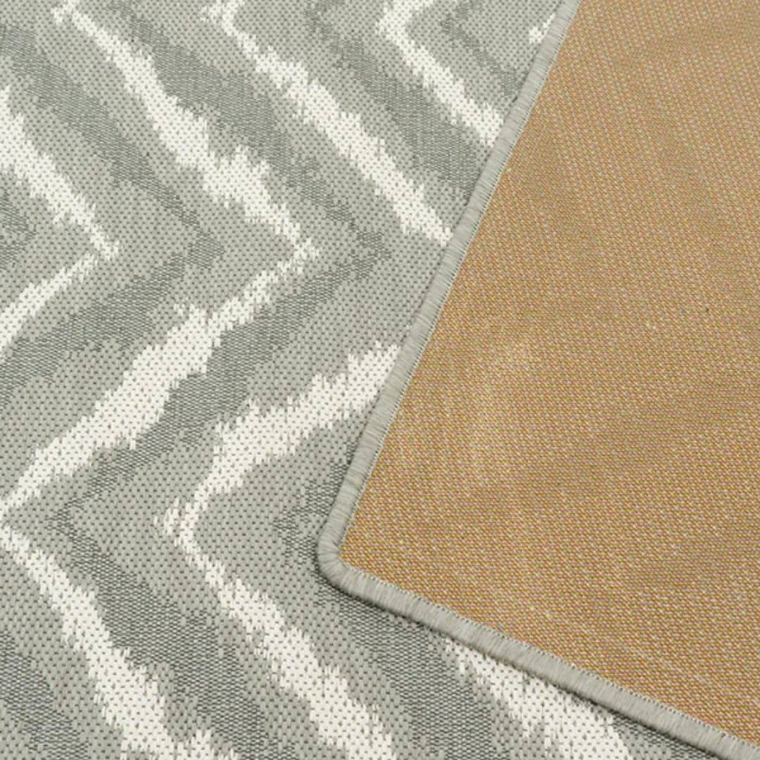 Uzzi Rug Zagzi Pewter Rug | Living Room Rug – Woodka Interiors