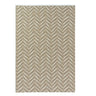 Zagzi Sand Rug in herringbone pattern