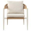 Close-up of Zion Balcony Set Shell rattan chair