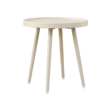 Zion Balcony Set Shell aluminium side table