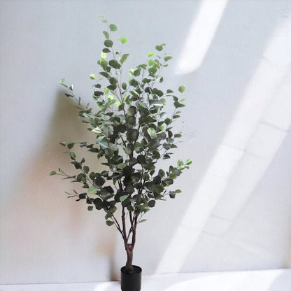 Artificial Eucalyptus Tree Potted with sun rays